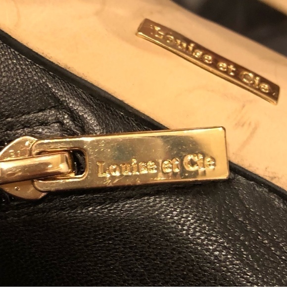 Louise et Cie Black Leather Booties, Size 9.5 - Picture 10 of 12